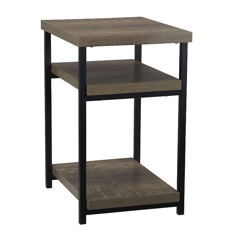 Household Essentials Ashwood 3-Tier Side Table