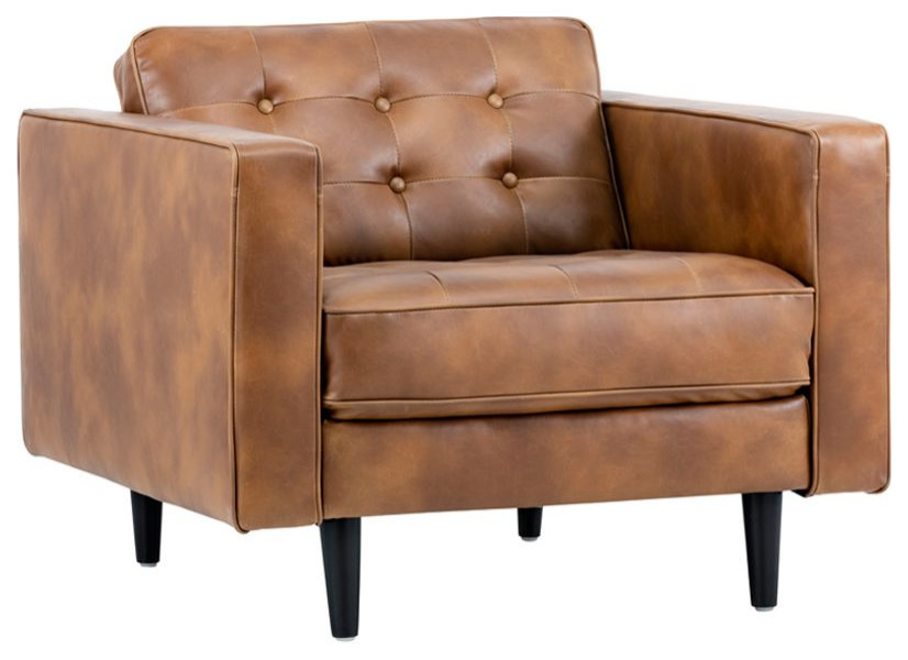 Sunpan 5West Donnie Armchair   Midcentury   Armchairs And Accent Chairs   by Unlimited Furniture Group  Houzz