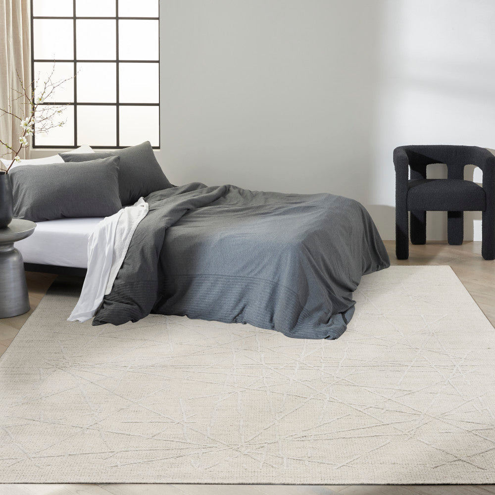 Calvin Klein Wander Ivory/Grey Modern Rug