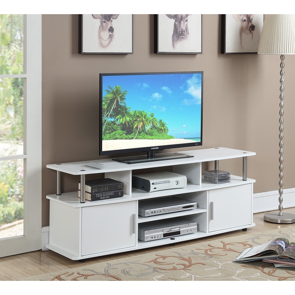 Convenience Concepts Designs2Go Monterey 65 inch TV Stand with Storage Cabinets and Shelves