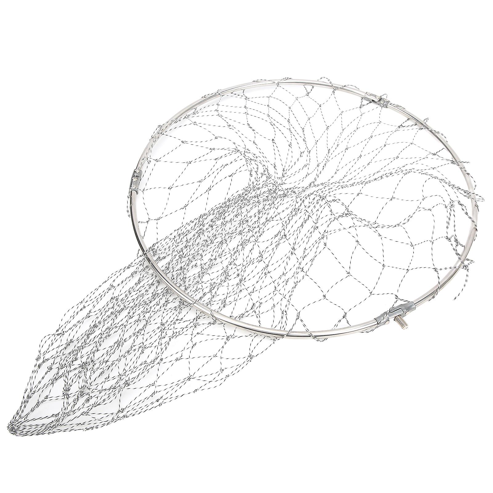 Landing Net Heads 39cm Big Nylon Braiding Mesh Brail Net For Catching Fish And Birds