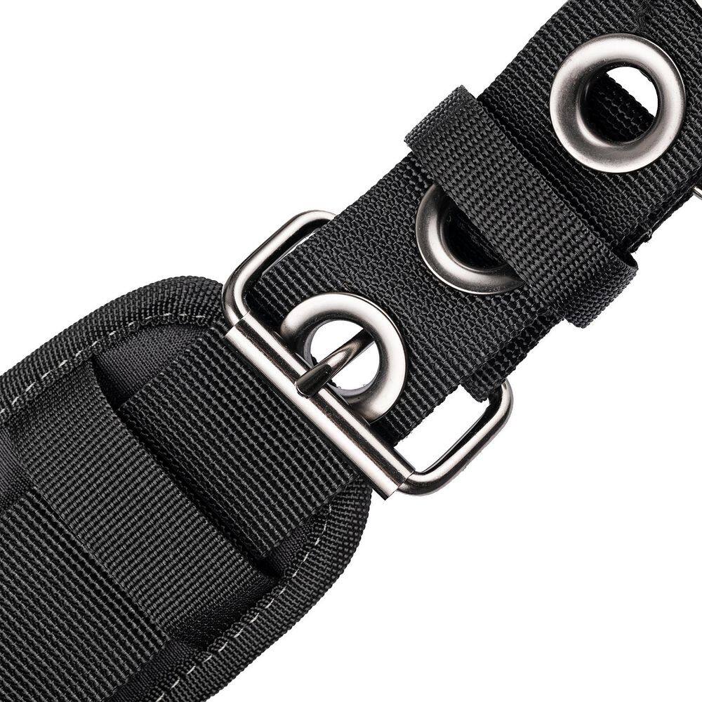 DEAD ON TOOLS Journeyman's Framers 2 Pouch Tool Storage Suspension Rig with Suspenders in Black DO-FR