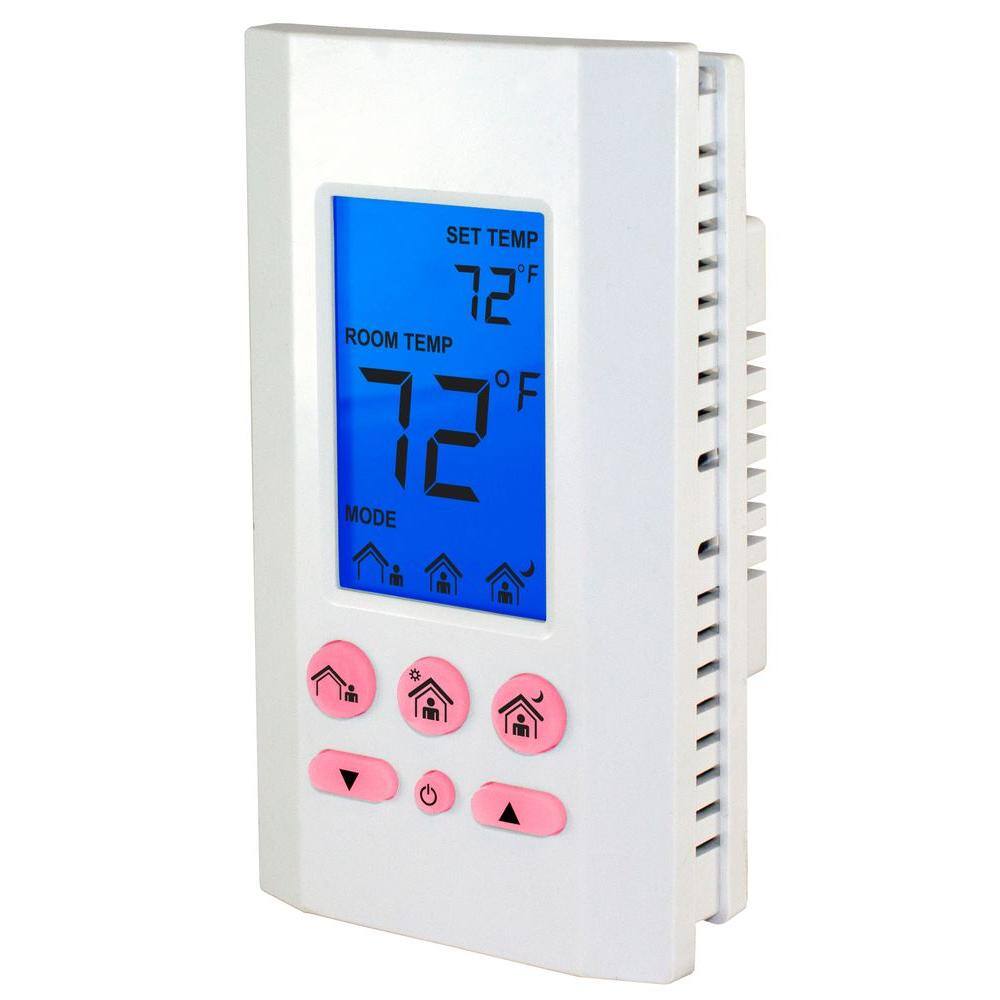 King Electric 1-Day 1-Pole Battery Powered Non-Programmable Thermostat K701E-B