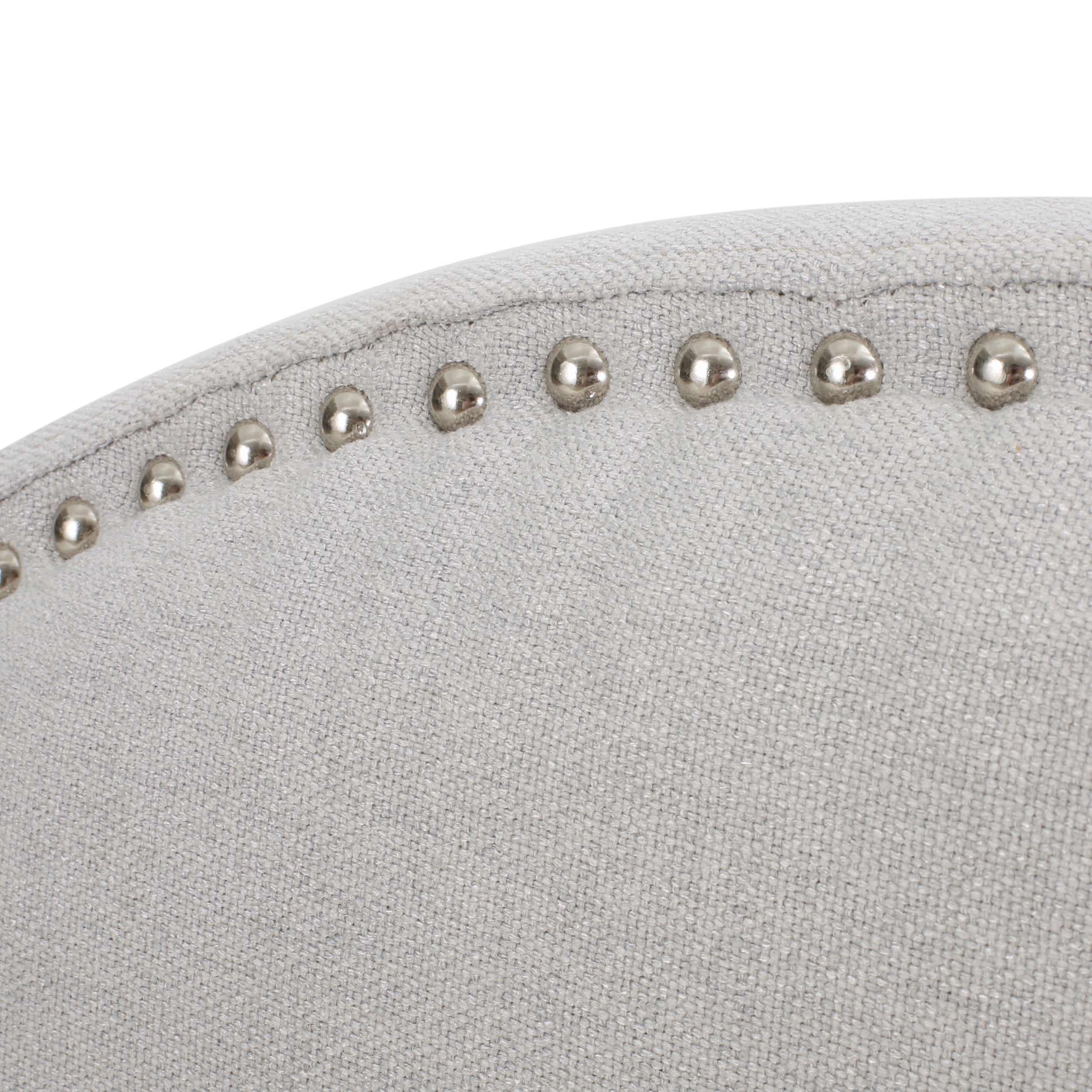 Gwenyth Studded Border Fabric Queen/Full Headboard