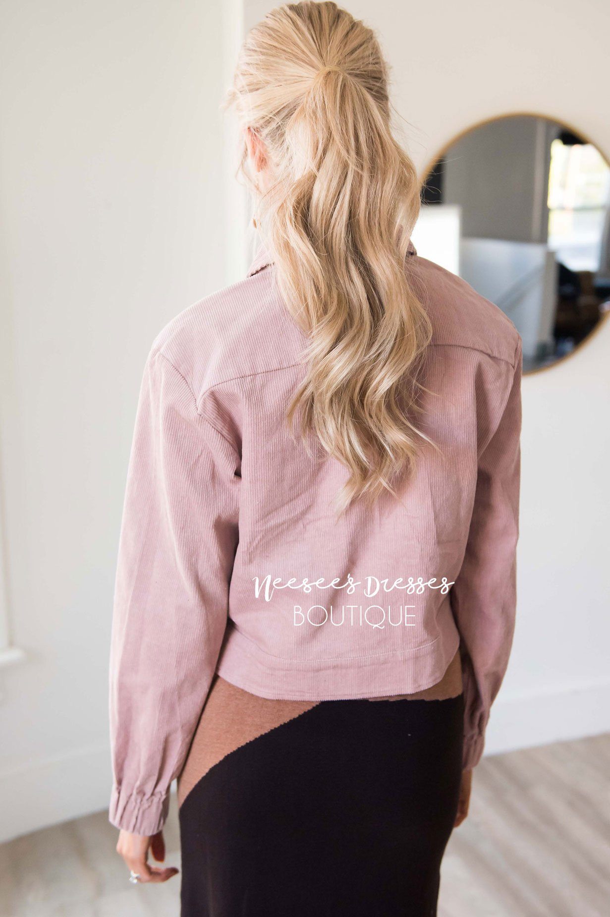 Dusty Pink Corduroy Jacket