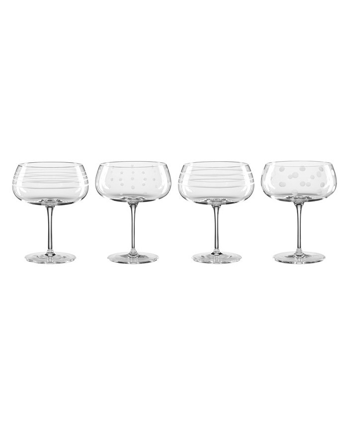 Oneida Mingle Cocktail Glasses Set of 4