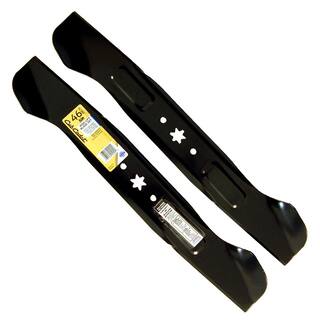 Cub Cadet Original Equipment High Lift Blade Set for Select 46 in. Riding Lawn Mowers with 6-Point Star OE# 942-04244 942-04244A 490-110-C131