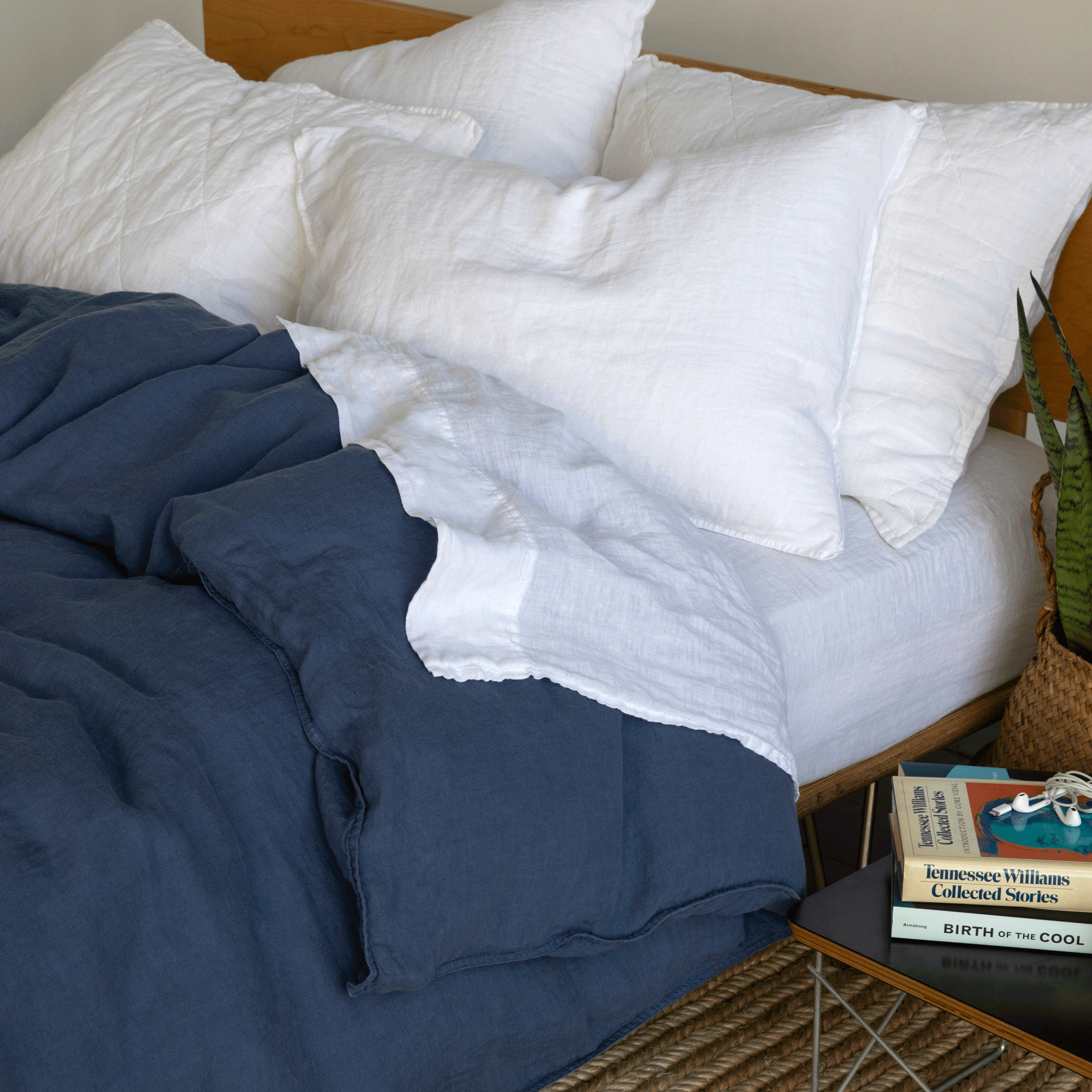 Washed Linen Duvet Cover