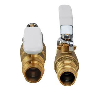 The Plumber's Choice 12 in. Brass Press Ball Valve VLV932012