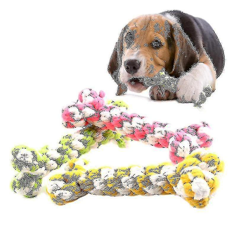 Quality Pet Supply Shape Pet Dog Toy Cotton Bone Chew Braided Dog Toys Puppy Chew Toys Cleaning Toot