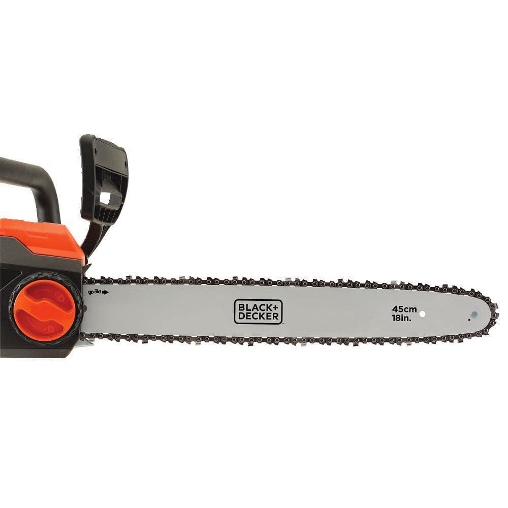 BLACKDECKER 18 in 15 AMP Corded Electric Rear Handle Chainsaw with Automatic Oiler