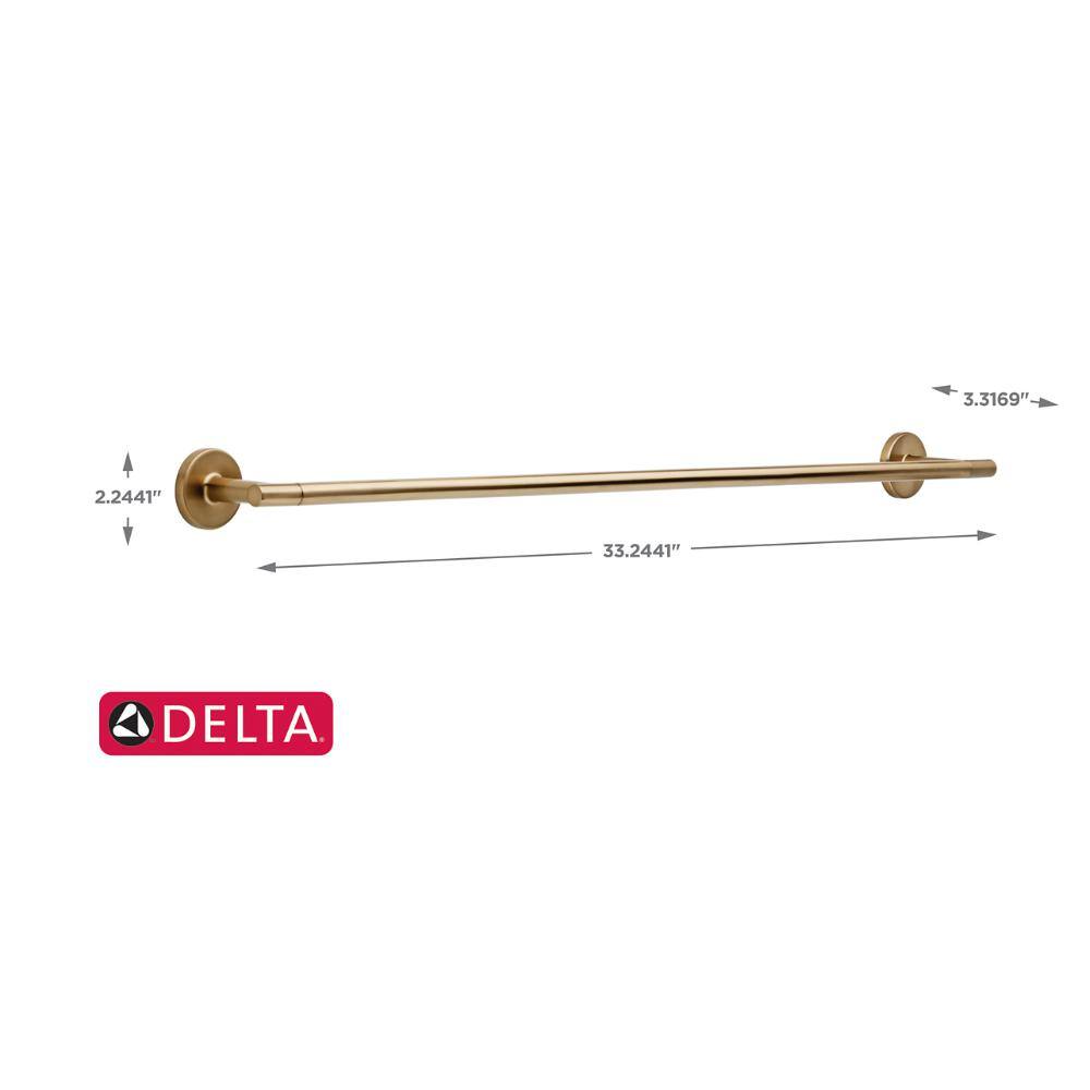 Delta Trinsic 30 in. Towel Bar in Champagne Bronze 75930-CZ