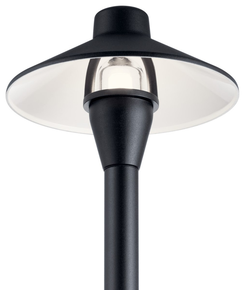 Kichler 1 Light Traditional Path 15478BKT  Textured Black   Transitional   Path Lights   by Lighting and Locks  Houzz