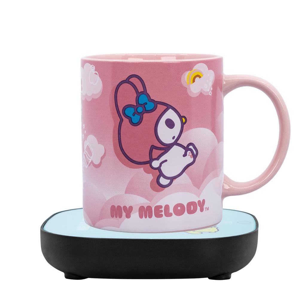 Uncanny Brands Hello Kitty and Friends 'My Melody' Pink Single- Cup Coffee Mug with Mug Warmer for your Coffee Maker MW1-KIT-MY1