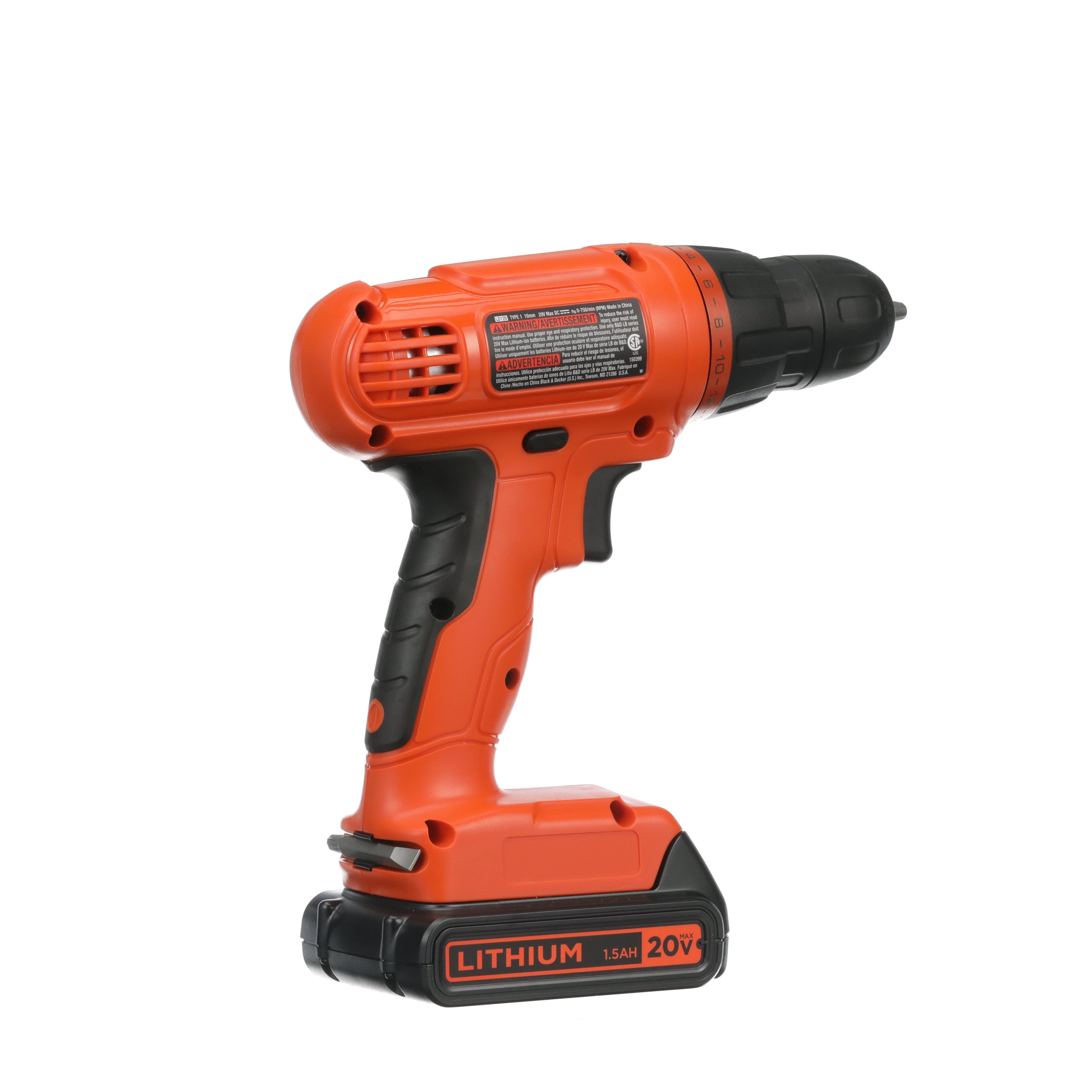 20V MAX* POWERCONNECT™ Cordless Drill Kit + 100 pc. Kit