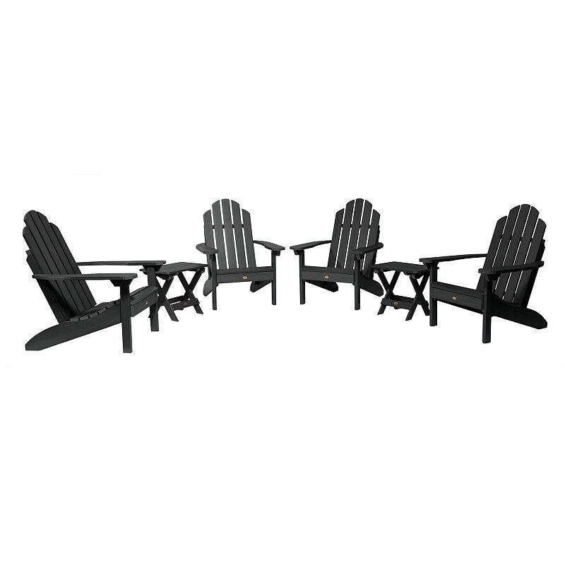 Highwood Westport Adirondack Chairs with Folding Side Tables