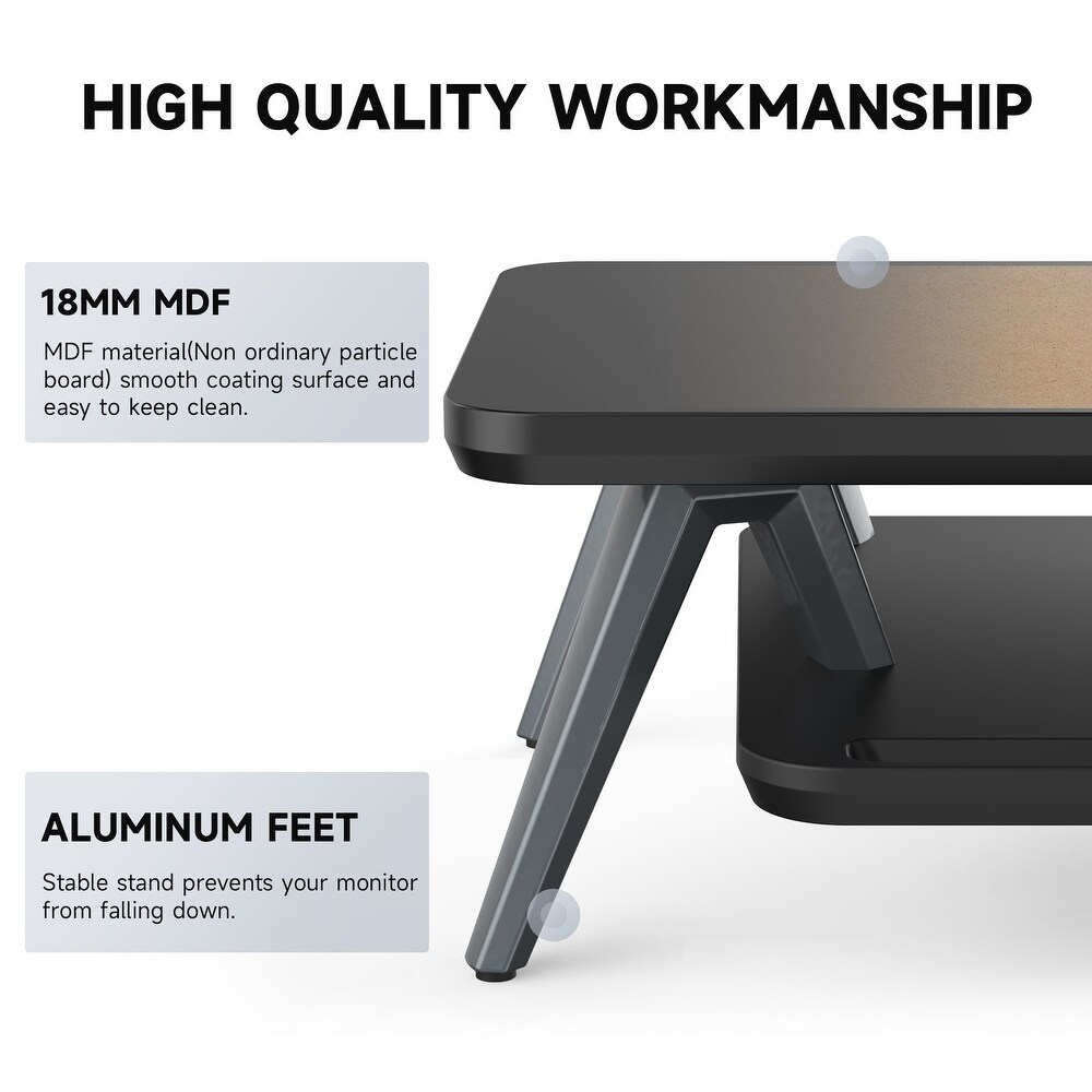 Fenge Monitor Stand  23.6 Inch 2 Tiers Monitor Stands Riser