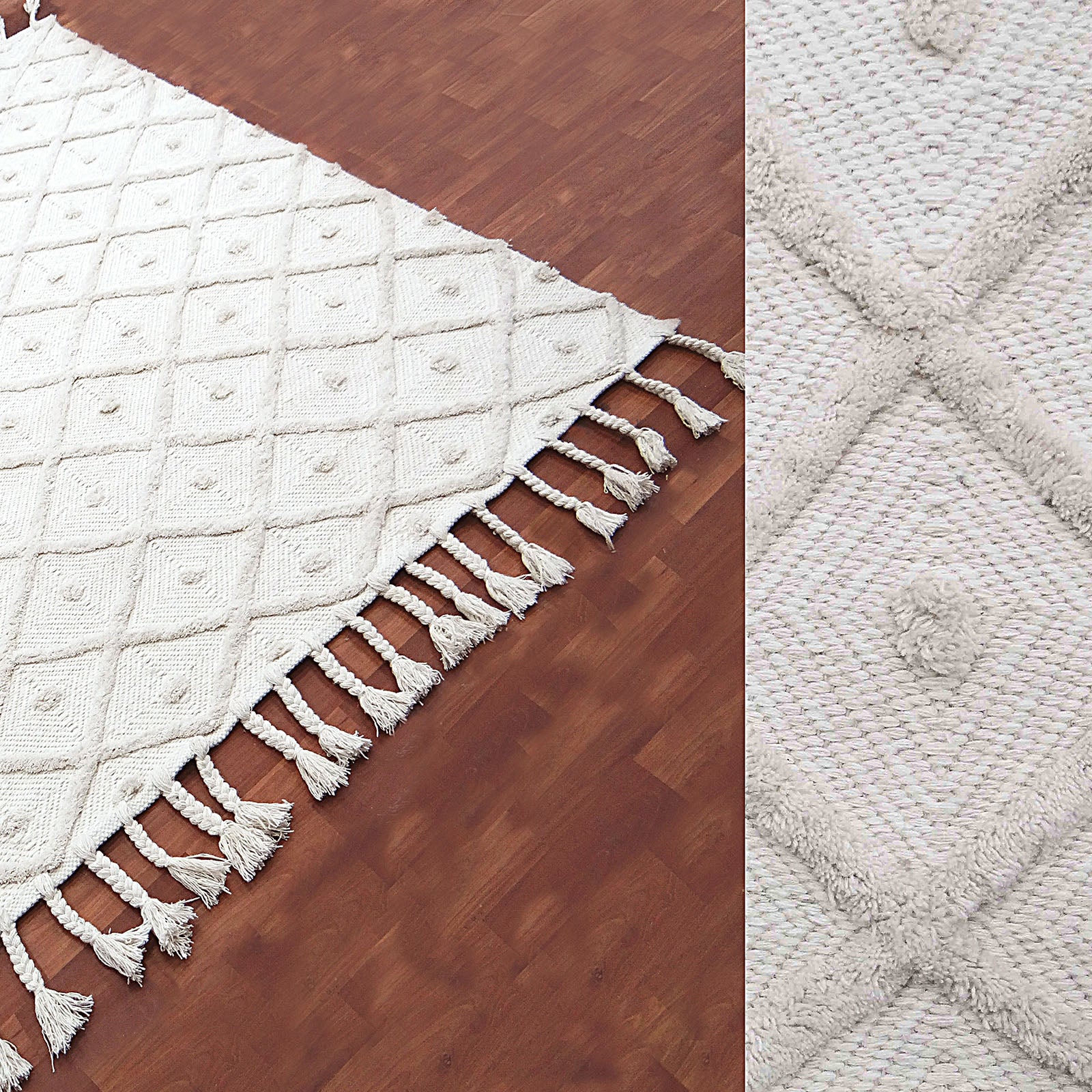 230X160 Cm Amaka Handmade Wool Rug Amaka-Amk-07-L