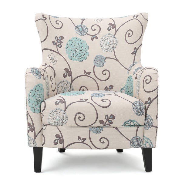 Arabella Contemporary Fabric Upholstered Club Chair by Christopher Knight Home - 30.00