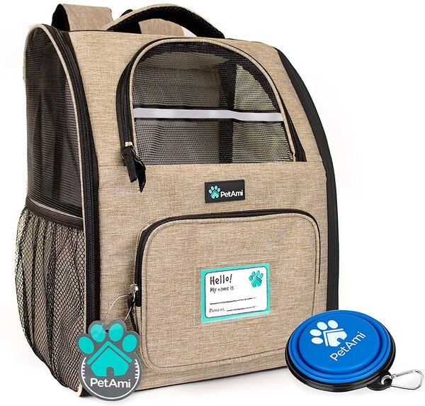 PetAmi Deluxe Backpack Dog and Cat Carrier