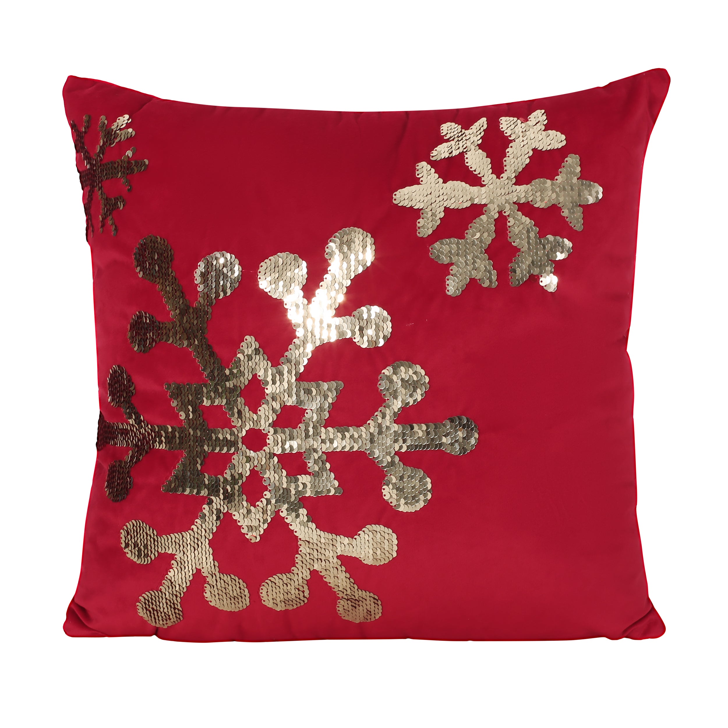 Geary Glam Velvet Christmas Throw Pillow