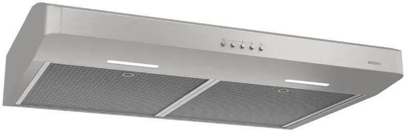 Broan Glacier Range Hood with LCD display - 30 Inch Stainless Steel