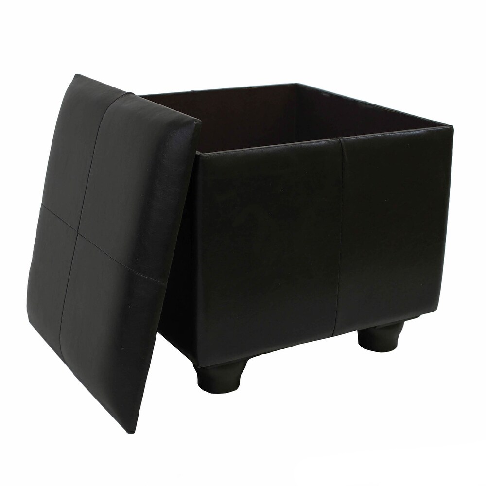 International Caravan Carmel Square Storage Ottoman