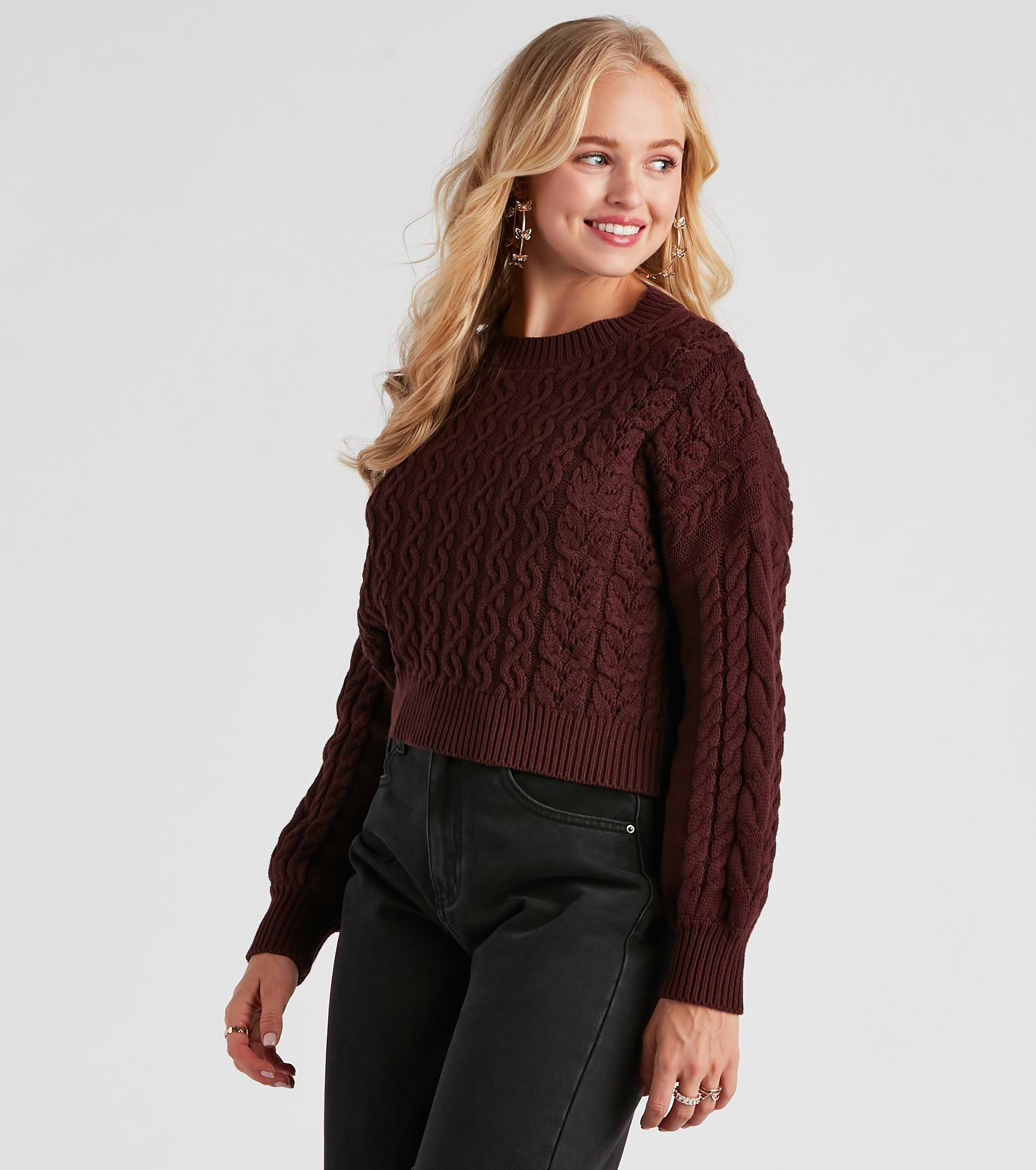 Casual Cuddles Tie-Back Sweater