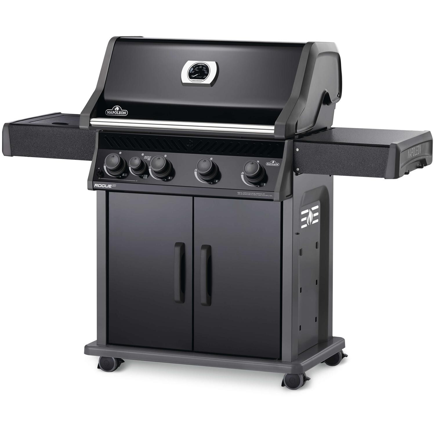 Napoleon Rogue XT 525 SIB Propane Gas Grill with Infrared Side Burner