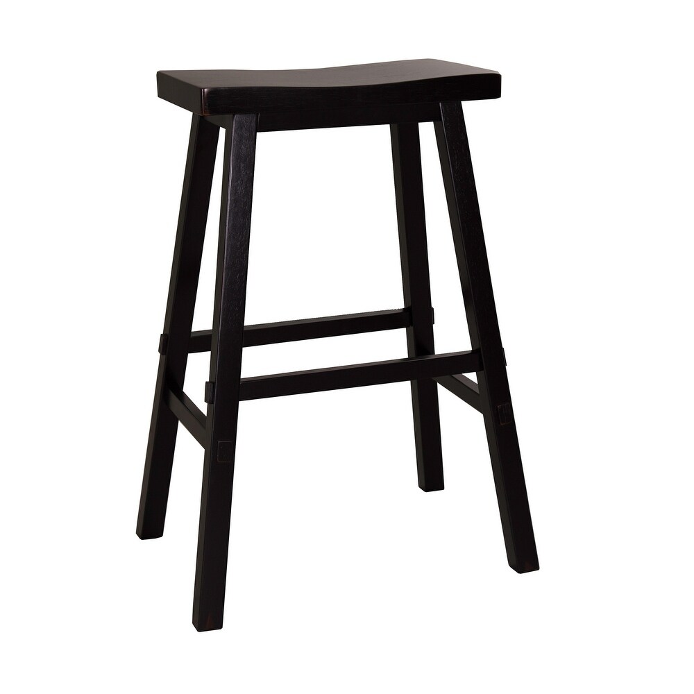 The Gray Barn Creations Black Sawhorse Counter Stool