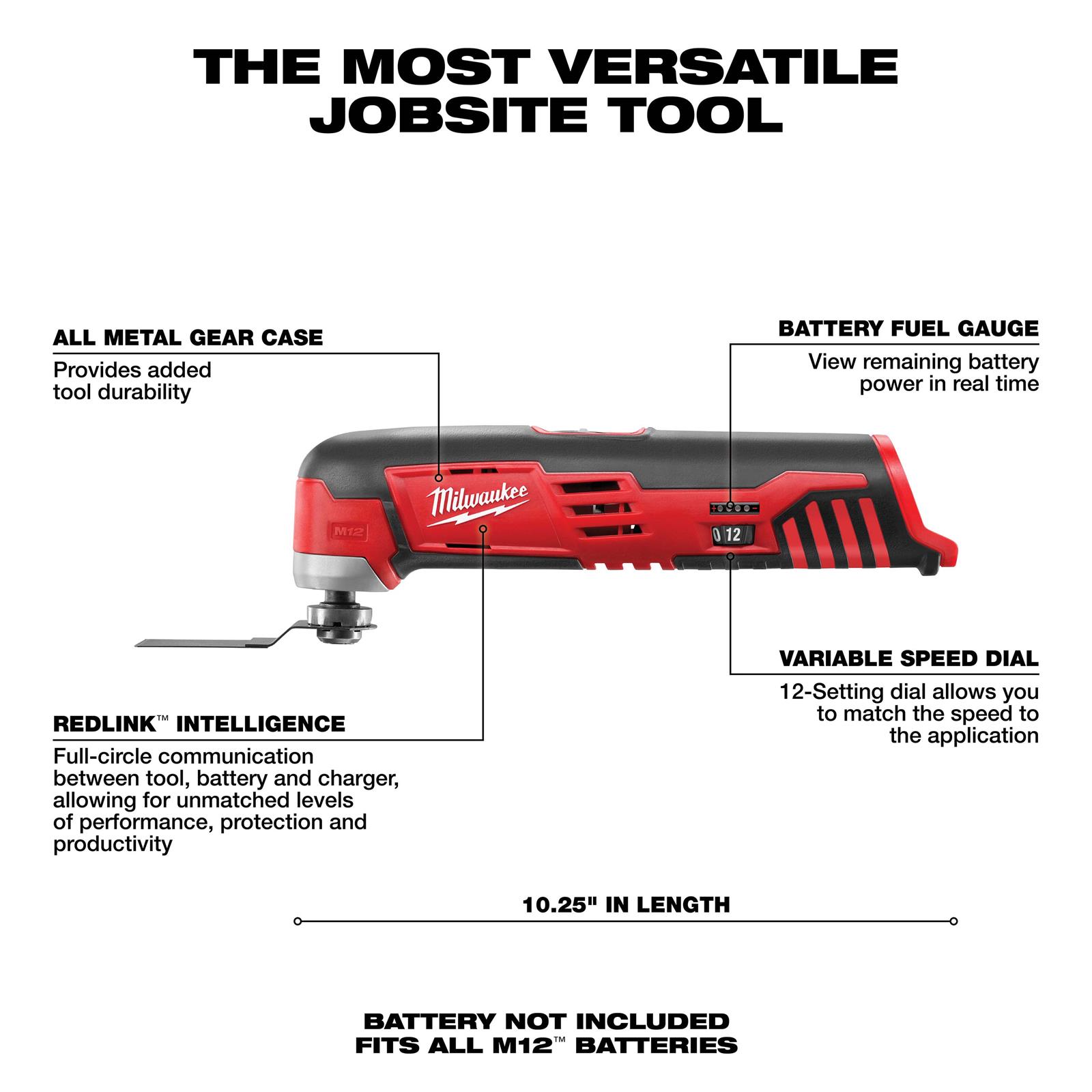 Milwaukee Tool 2426-20 Milwaukee M12 Cordless Multi-Tools