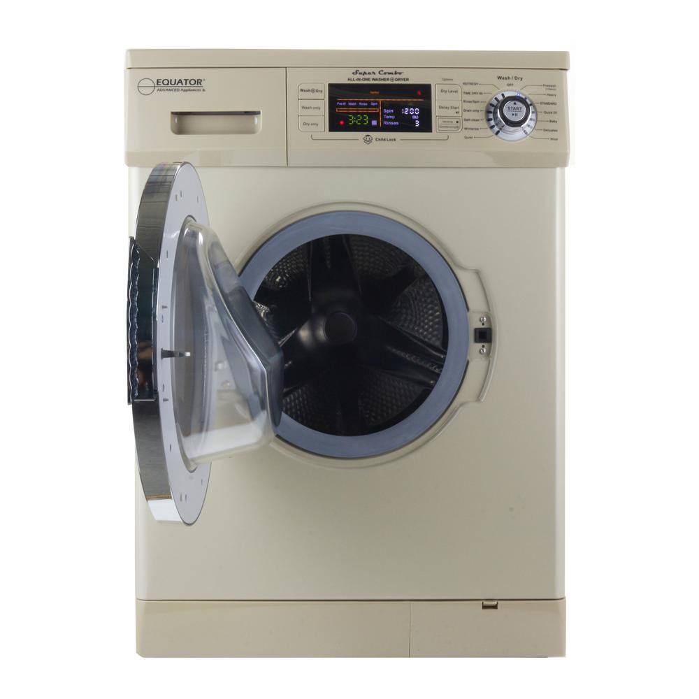 Equator 1.57 cu. ft. 110V All-in-One Washer and Dryer Combo in Gold with 2-Boxes of HE Detergent 4400NGold+Det