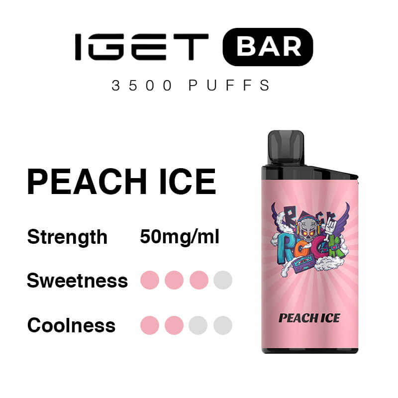 Peach Ice – IGET Bar 3500 Puffs