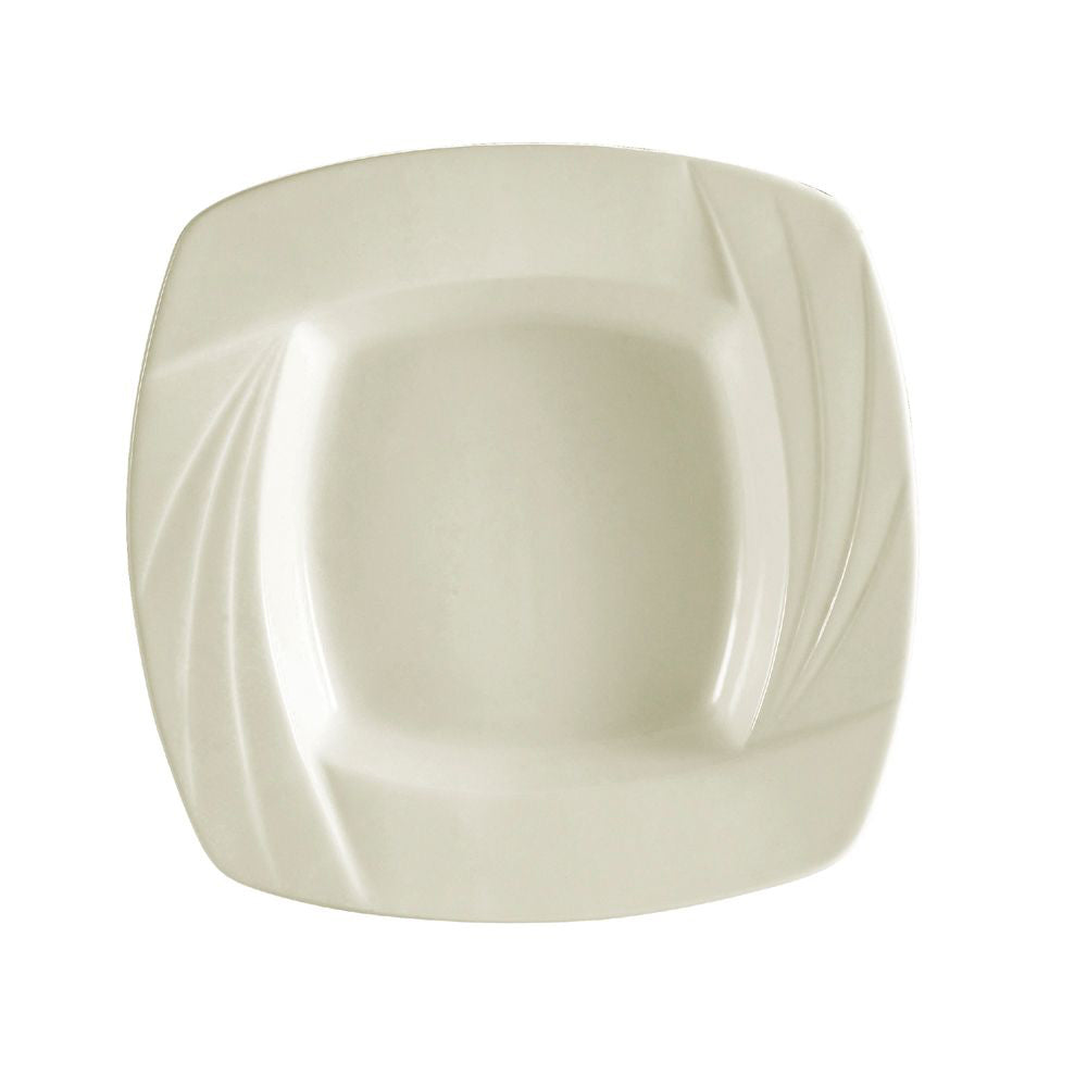 Garden State， Square Pasta Bowl 24 Oz. 11Sq. X 2H Porcelain， White