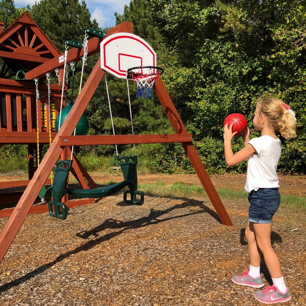 Gorilla Playsets Basketball Hoop Set for Swing Sets   23.75\