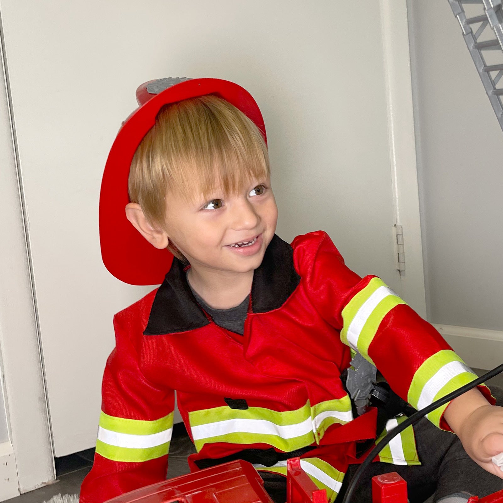 Liberry Fireman Toys for Kids Aged 3-6 Years Old Firefighter Dress Up Indoor and Outdoor