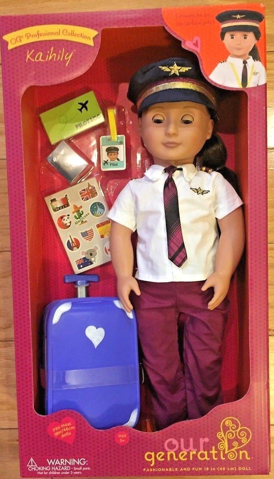 Our generation kaihily professional pilot doll