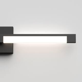 Artika Tivoli 27 in. 1-Light Integrated LED Matte Black Modern Bath Vanity Light Bar Wall Fixture for Bathroom Mirror VAN-TROC-HD2BL