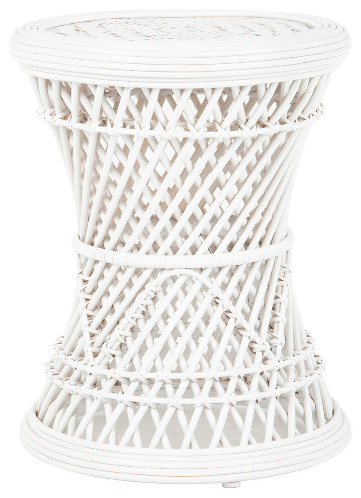 Coron Rattan Stool  Side Table/Planter Stand   Tropical   Side Tables And End Tables   by KOUBOO  Houzz