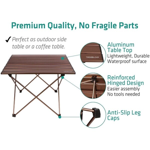 Lightweight Folding Camping Tables Small Collapsible Side Table