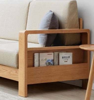 Oak Solid Wood Sofa   Transitional   Sectional Sofas   by GVAwood  Houzz