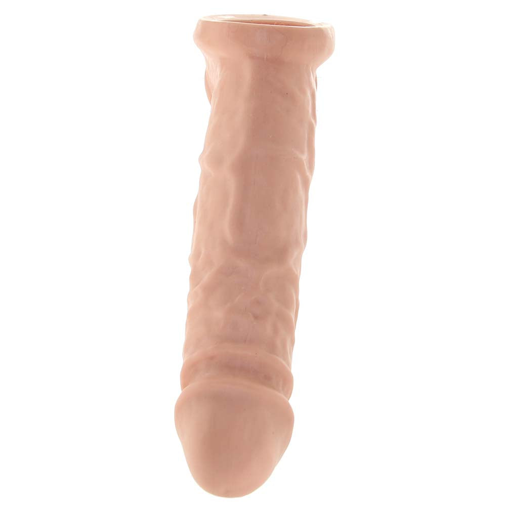 RealRock Penis Sleeve 9 Inch Extender in White