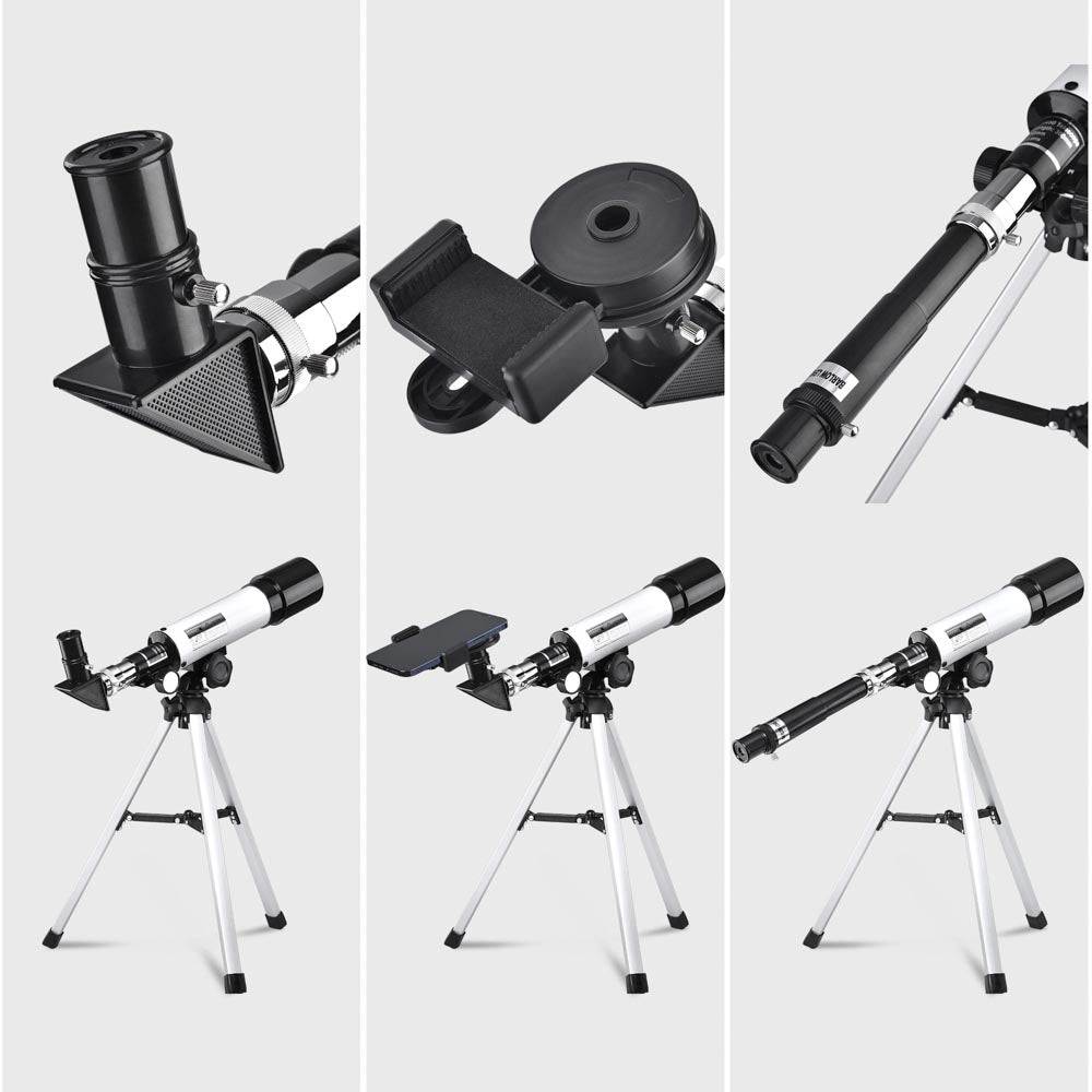 Yescom 50mm Kids Astronomical Refractor Telescope Table Top