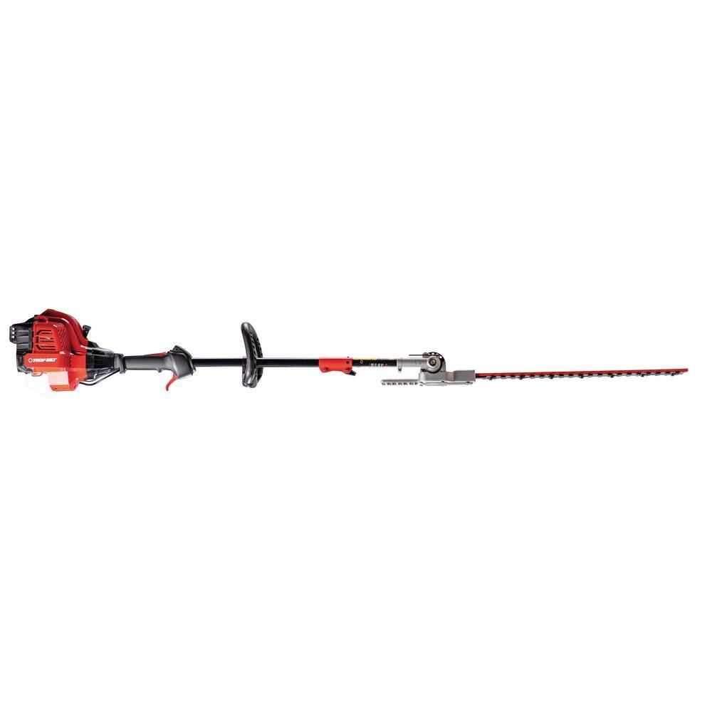 Troy-Bilt 22 in. 25 cc Gas 2-Stroke Articulating Hedge Trimmer with Attachment Capabilities TB25HT