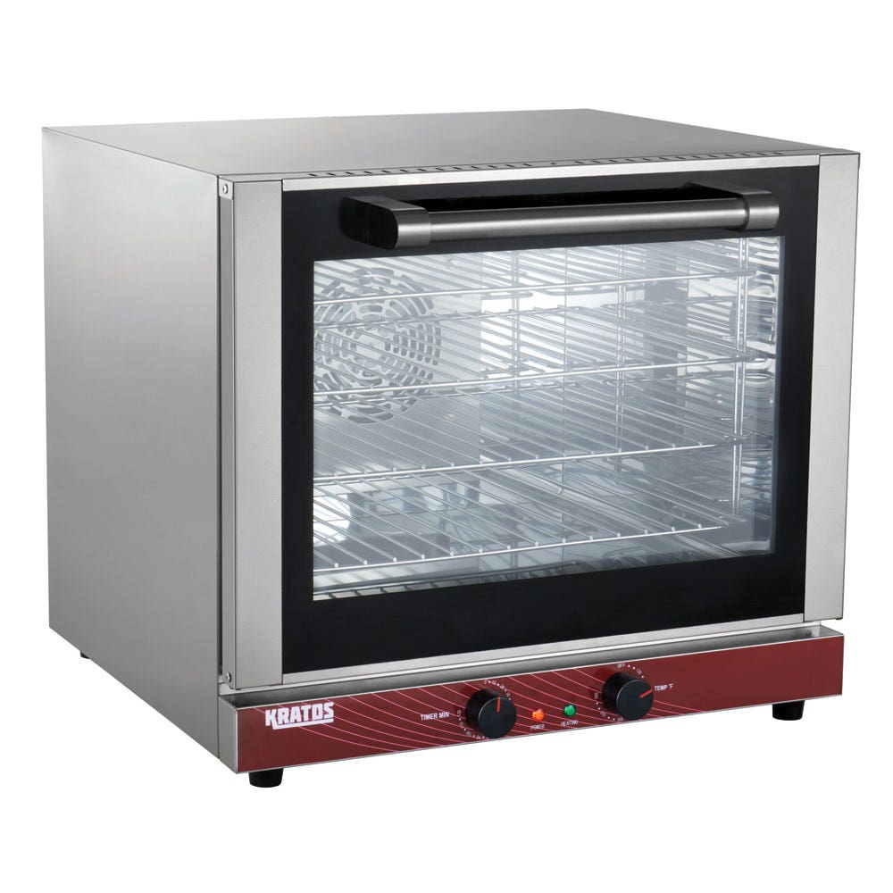 Kratos 29M-003 Commercial Half Size Countertop Convection Oven， 2.3 Cubic Feet， 208/240V， 2800W