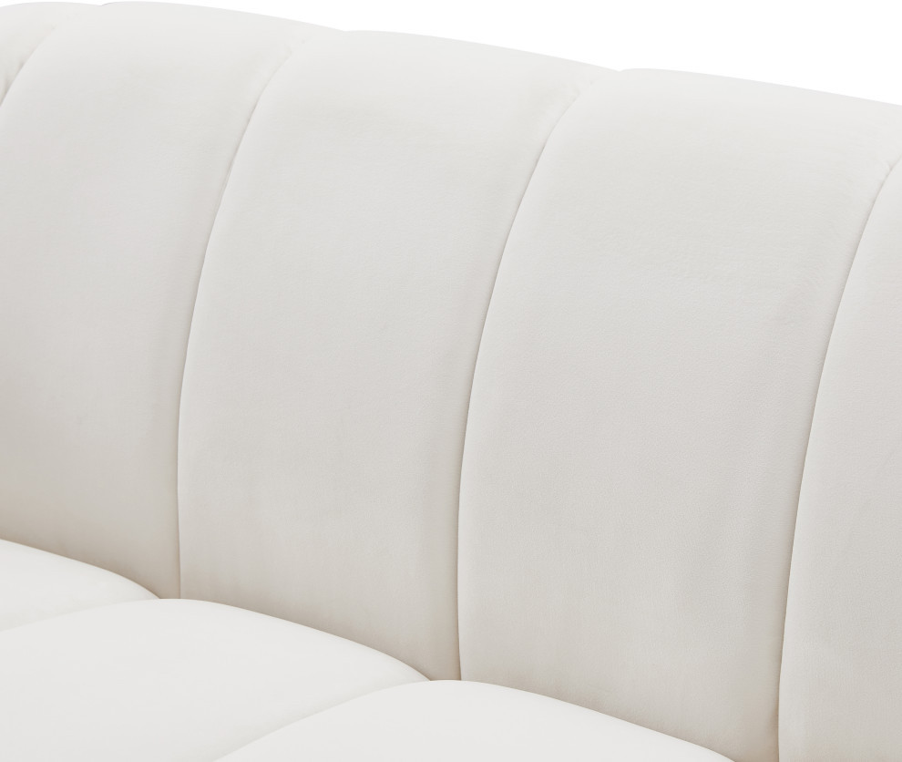 Elijah Velvet Upholstered Set   Contemporary   Loveseats   by Meridian Furniture  Houzz