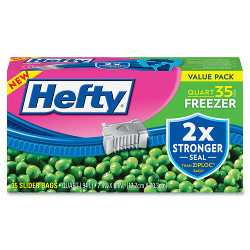 Hefty Quart Freezer Slider Bags  RFPR82235