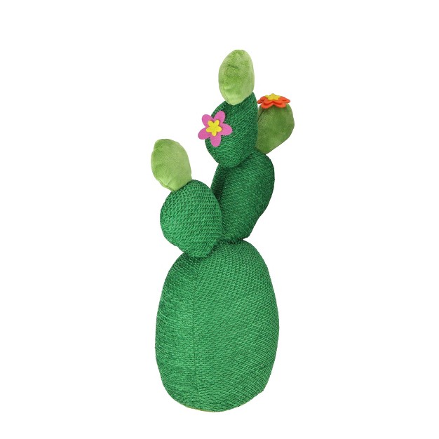 Plush Cactus Artificial Plant Table Top Decoration Green