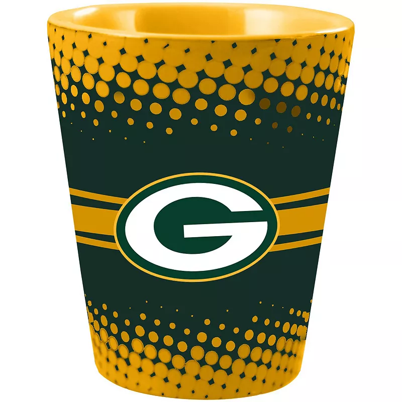 Green Bay Packers 2oz. Full Wrap Collectible Shot Glass