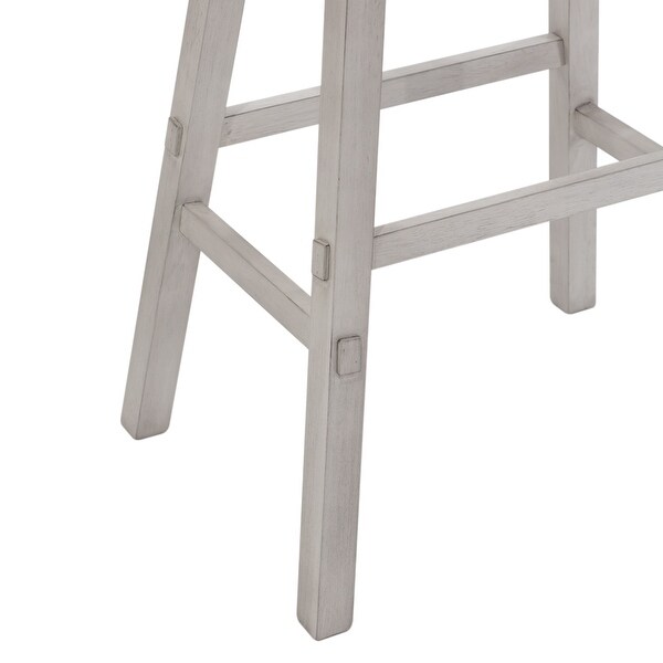 Creations Multi 30 Inch Sawhorse Stool- White